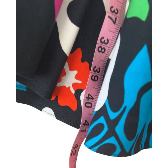 RARE Lillie‎ Rubin Floral Belted Halter Dress Size 6 - Picture 6 of 7